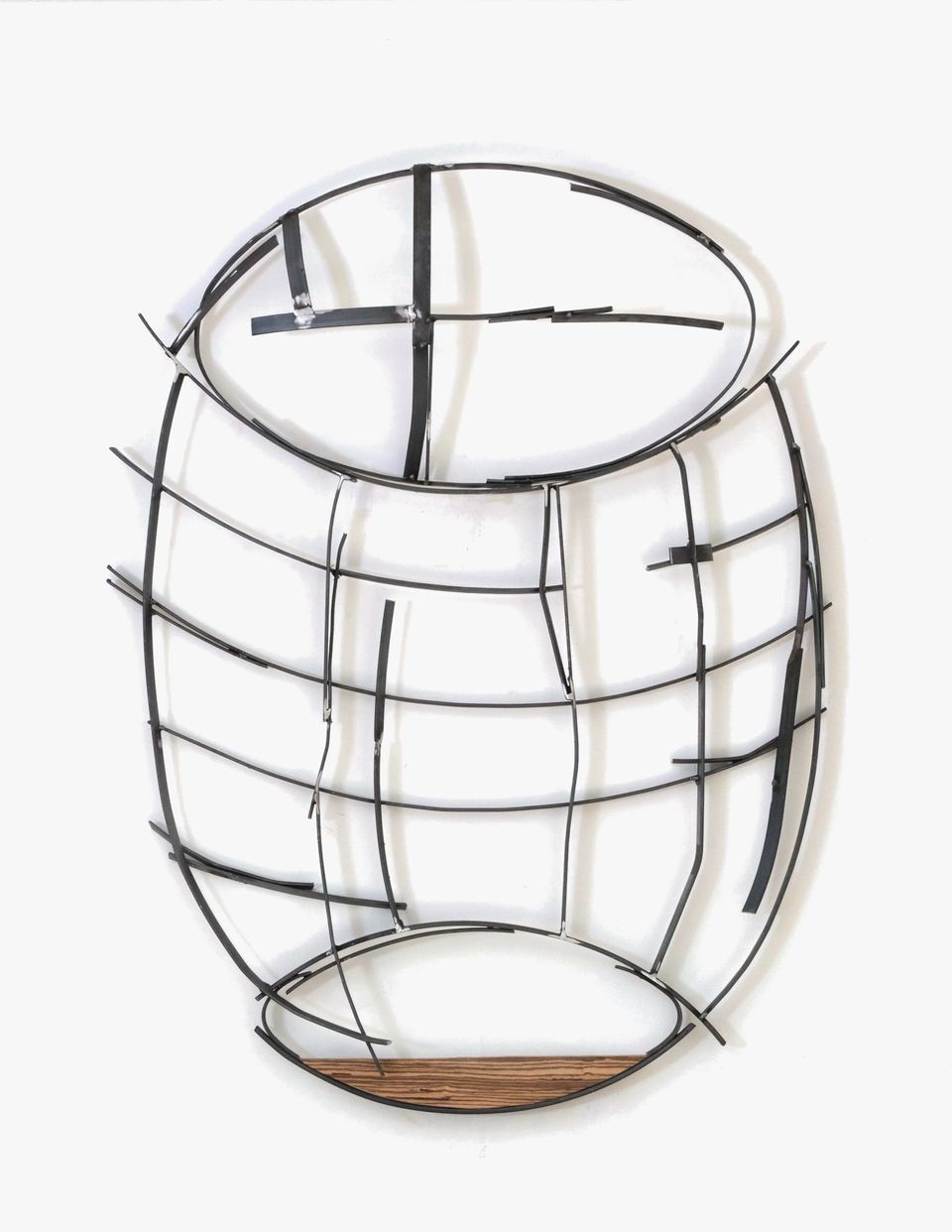 Basket, 2025, staal, hout